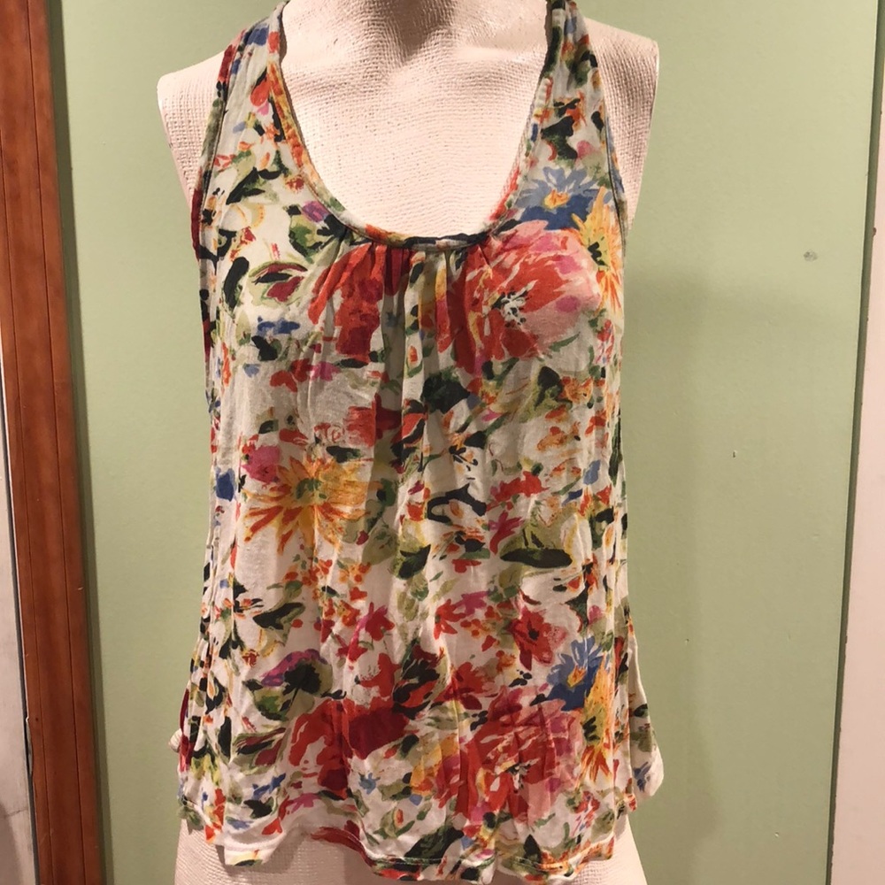 Floral print tank top
